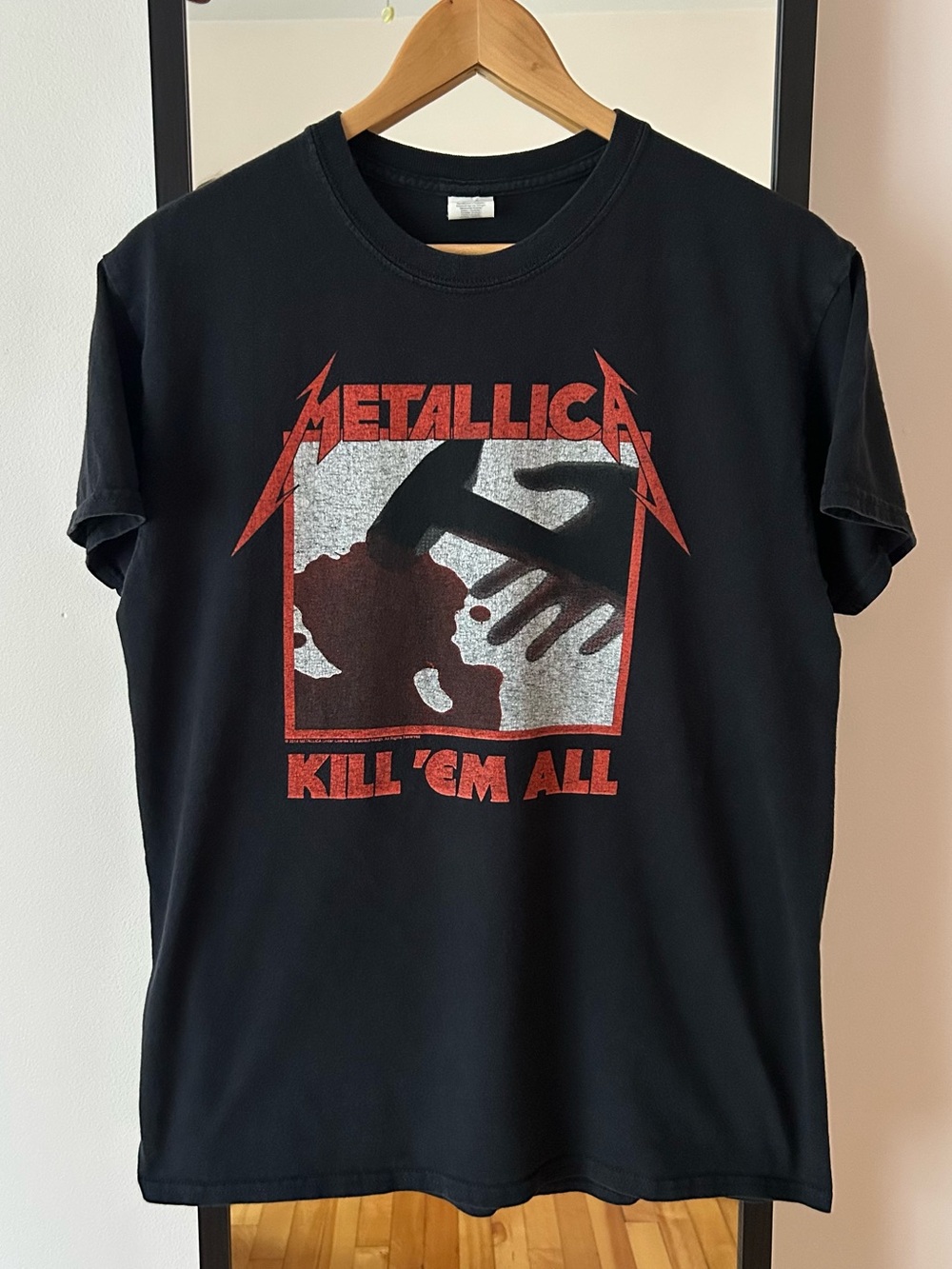 Vintage 2018 Metallica 🎸 Kill ‘Em All band tour concert tee shirt Gildan Y2K